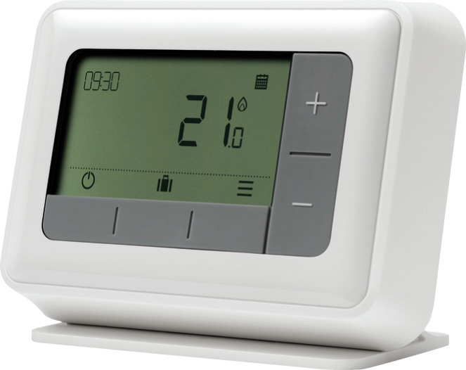 Hon Thermostat T4, programmierbar, Kabel / 5-35 C, weiß, 230V AC, 5A, 24h Anzeige