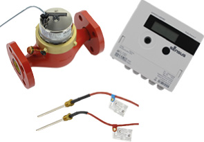 Sensus WMZ PoThF-Set AN130 qp 1,5 B / DN20 L:190 H/FL PN16 100/6,0 wM-Bus