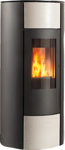 Pelletofen soleo.nrg H10 white-silk 6 kW / white-silk, 6 kW