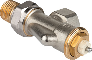 Honeywell Thermostatventilkörper SX / Messing vernickelt, Axial, 1/2'' Honeywell Thermostatventilkörper SX / Messing vernickelt, Axial, 1/2''