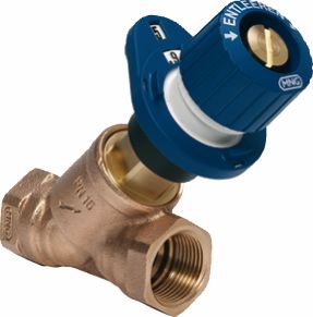 Honeywell Kombi-3-Plus Strangreguliervtl / 1 1/2" Muffenausf.,blau, f. den Rücklauf