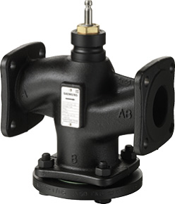 Siemens Durchgangsventil VVF22.100-160 / Flansch PN6 DN100, kvs 160