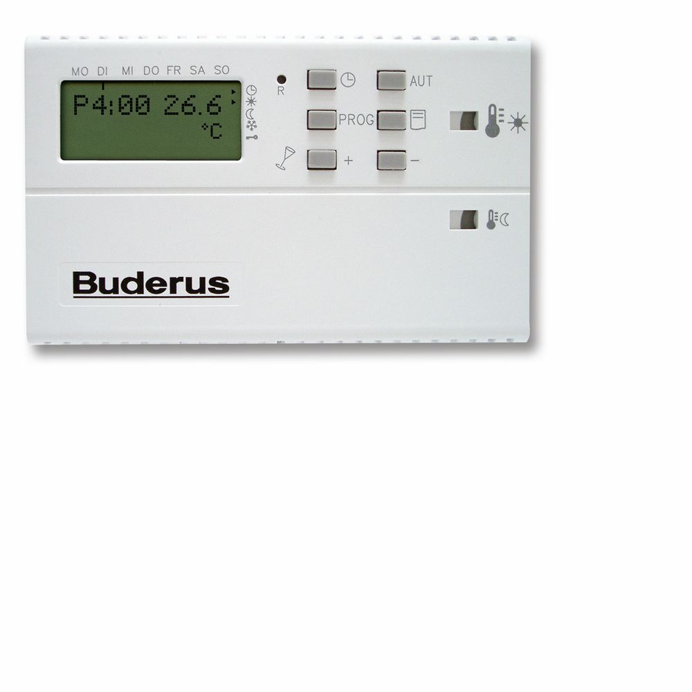 Buderus Raumtemperaturregler BERT / zweistufig mit Programmen