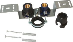 TIGRIS K5 Halteplatte kpl. 76,5mm für WT / mit Wandscheiben,Halter und Befestigung
