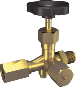 Manometer-Vent MS 1/2" m Spann-Prüffla