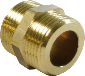 aeroline Doppelnippel 1"x1"