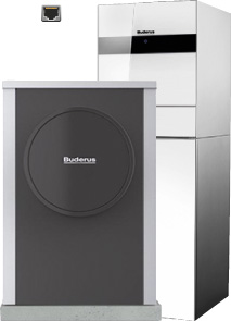 Buderus Logatherm WLW196i.2-4 AR T190WS+ / A-7/W35: max.5kW, WWTower silent+,weiß