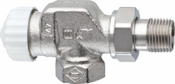Heimeier Ventilkörper, Axial 3/8" / V-exakt II,  vernickelt.