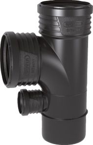 SiTech+ DD DuschdoppAbz. DN110x110x50 li / 87,5 Grad