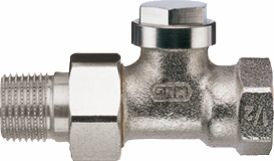 Honeywell Verschraubung Verafix / 1/2" Durchgang, Rotguss vernickelt Honeywell Verschraubung Verafix / 1/2" Durchgang, Rotguss vernickelt