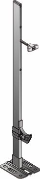 Wemefa Standfix-Befestigungssatz Typ 329 / für Stahl-Guß-RR Heizk. ohne Standrohr