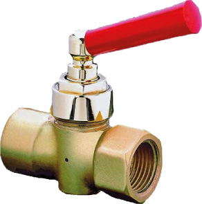 Manometer-/Absperrhahn, IG 1/2", PN10 / bis 120C, mit Stopfbuchse