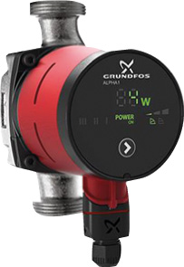 GRUNDFOS Hocheffizienz Umwälzpumpe / ALPHA1 20-60 N 150mm 1x230V G1_1/4 DACH