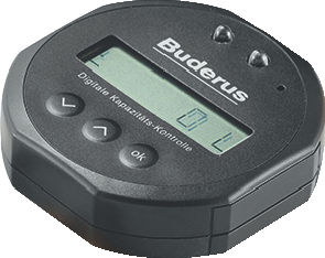 Buderus VES Leitfähigkeitsmessgerät D / Digitalanzeige u. elektr. Wasserzähler